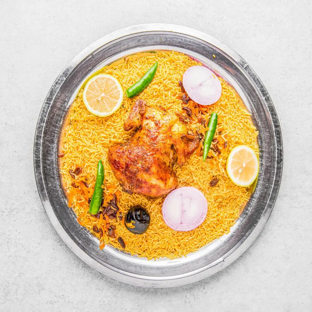 دجاج شواية مع أرز